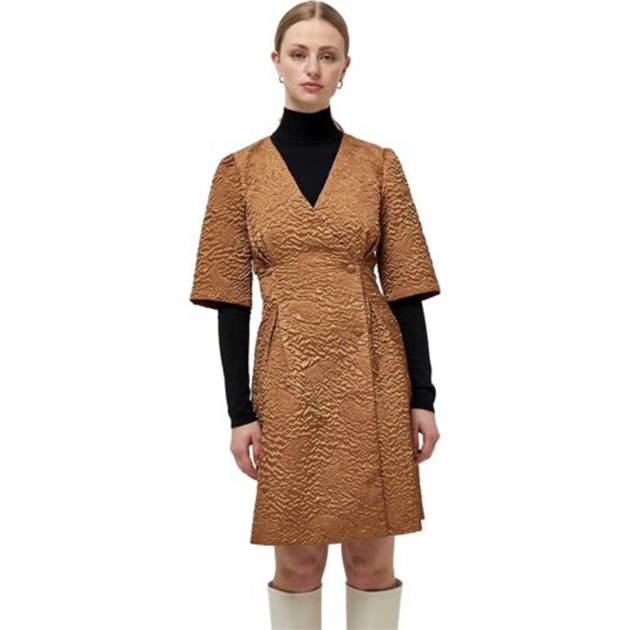 Minus ,Women's ,Esme dress ,dress ,732 Leather brown ,14