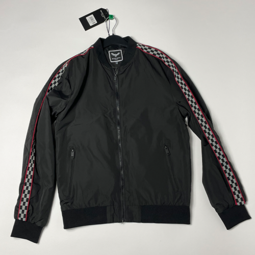 BRAVE SOUL Checkway bomber jacket with side pockets
